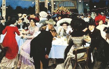 Мужской бар, семейный ресторан и книжное кафе