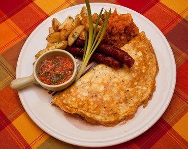 «Омлет»: 14 омлетов и 8 яичниц в меню