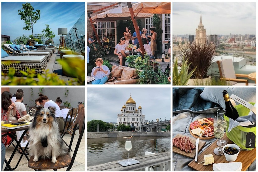 10 красивых летних террас в Москве