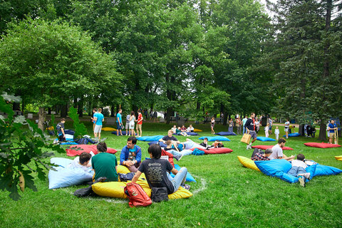 На Крестовском острове развернулся фуд-маркет «Сбор урожая»
