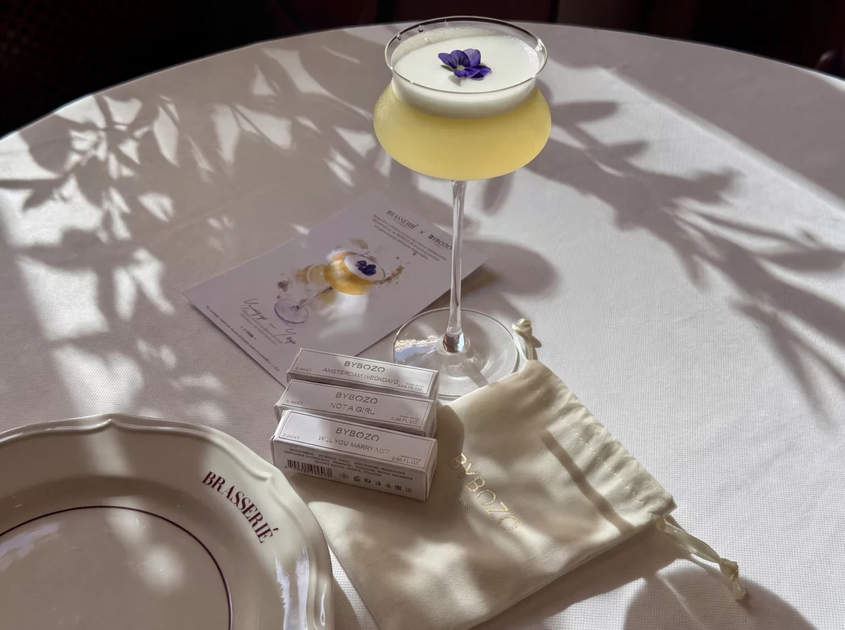 В Brasserie by Academia придумали коктейль, который можно не только выпить, но и примерить