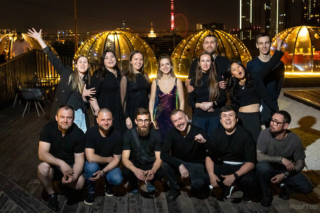 лофт «RoofTop», Корпоратив в уютной беседке на крыше
