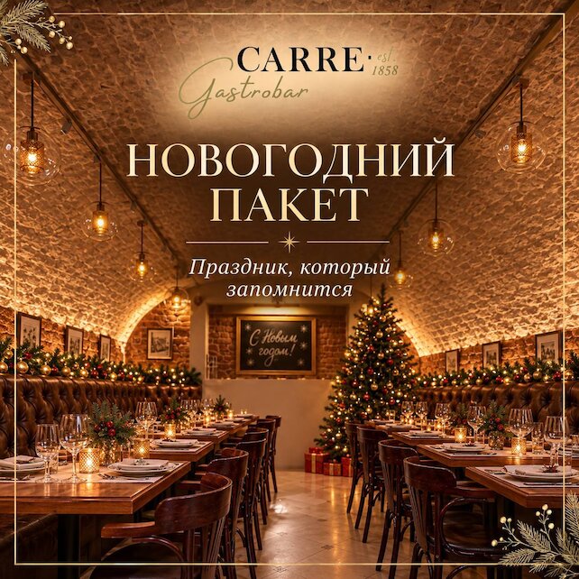 гастробар «Carre», Новогодний пакет
