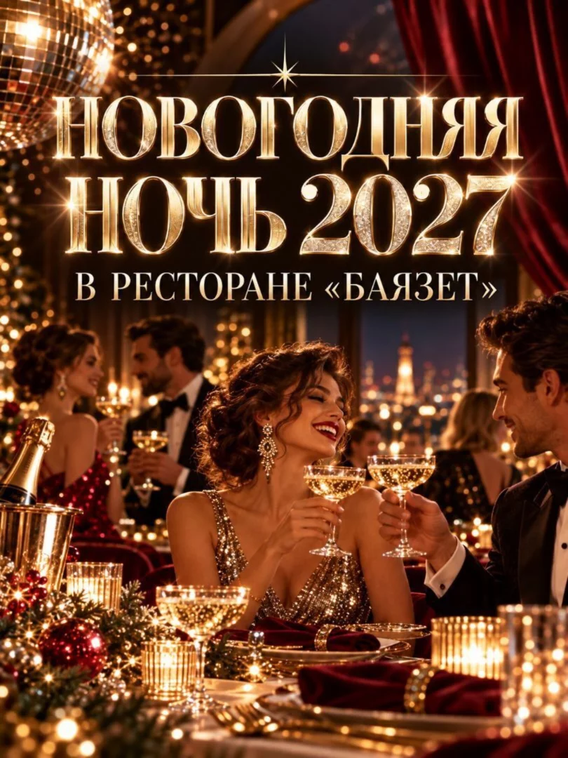 ✨ Новогодняя ночь 2027 в «Баязет» ✨