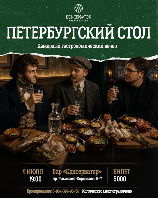 бар «Консерватор», Квартиник «Петербургский стол»