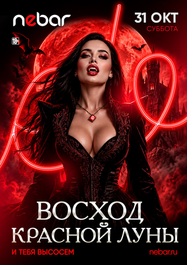 бар «Nebar», 31. 10. Восход Красной луны