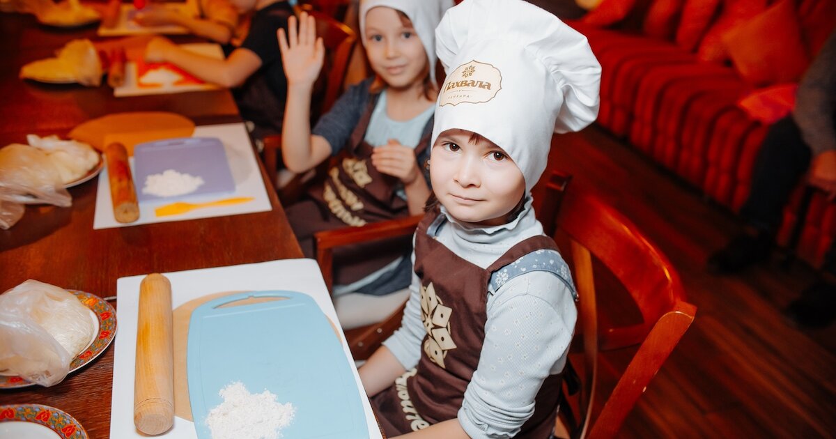 Творческий мастер-класс для детей в ресторане Чайхона №1