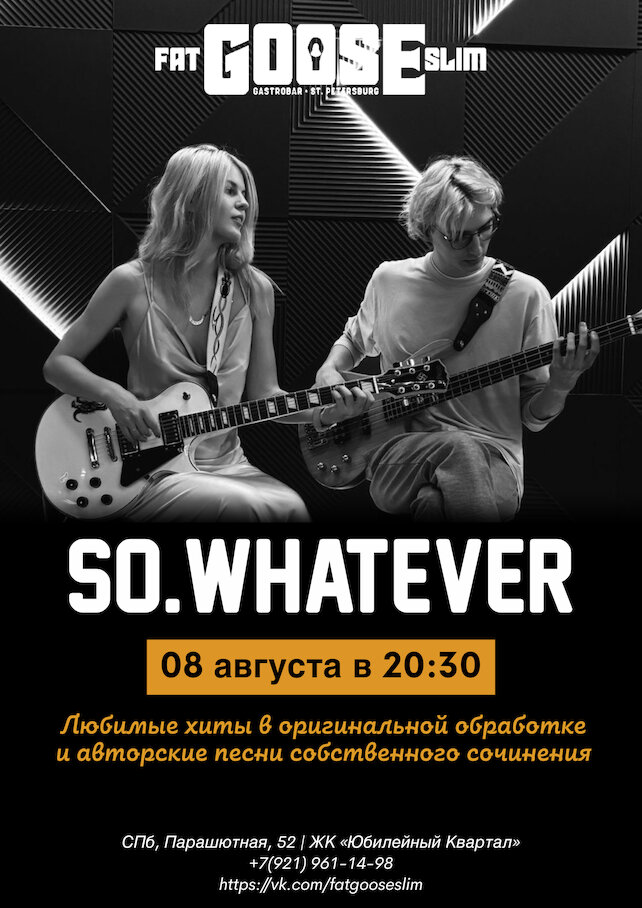 бар «Fat Goose Slim», So. whatever