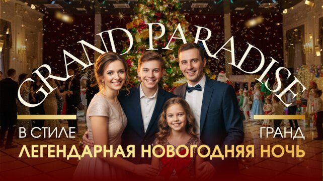 банкетный зал «Grand Paradise», Легендарная новогодняя ночь в стиле Гранд