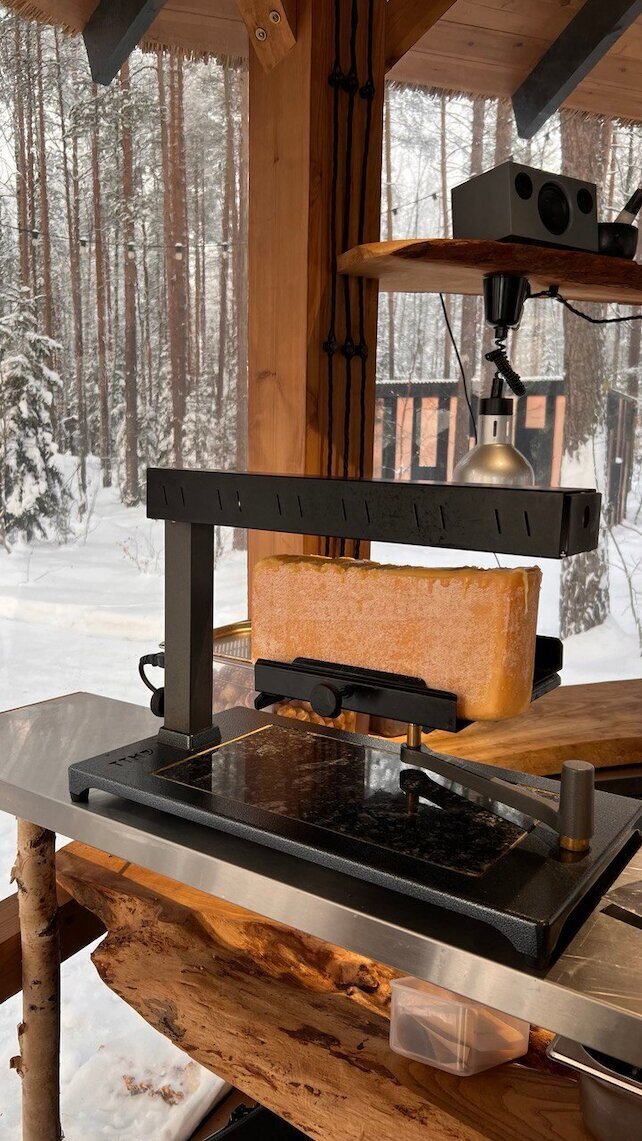ресторан «Hvoy», Special Menu с раклетом в беседке Chef's Table