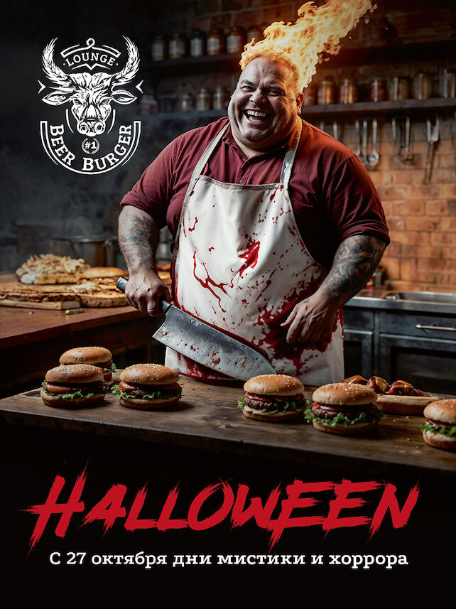 паб «Lounge Beer Burger», Halloween