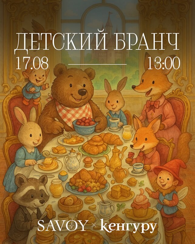 ресторан «Savoy», Детский бранч Savoy