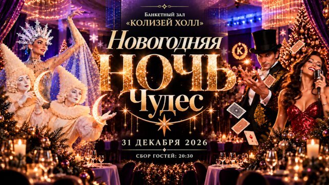 ресторанный комплекс «Колизей Холл», Новогодняя ночь чудес