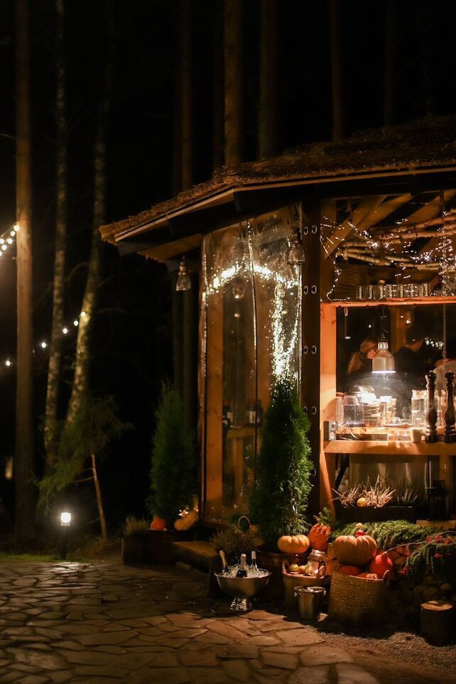 ресторан «Hvoy», Special Menu в панорамной беседке Chef's Table