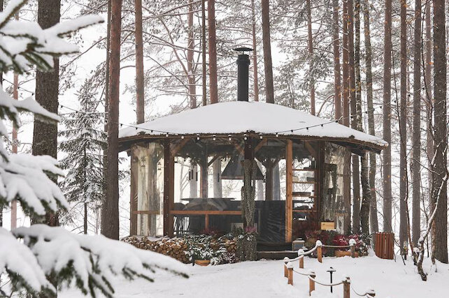 ресторан «Hvoy», Special Menu в панорамной беседке Chef's Table