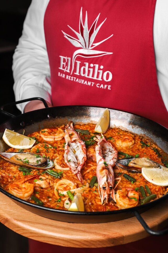 ресторан «El Idilio», Паэлья — визитная карточка El Idilio