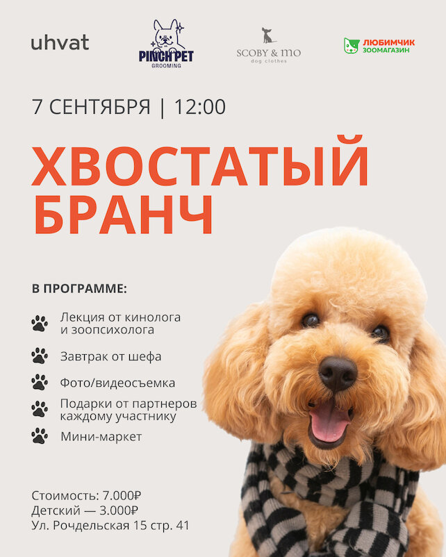 ресторан «Uhvat», Хвостатый бранч
