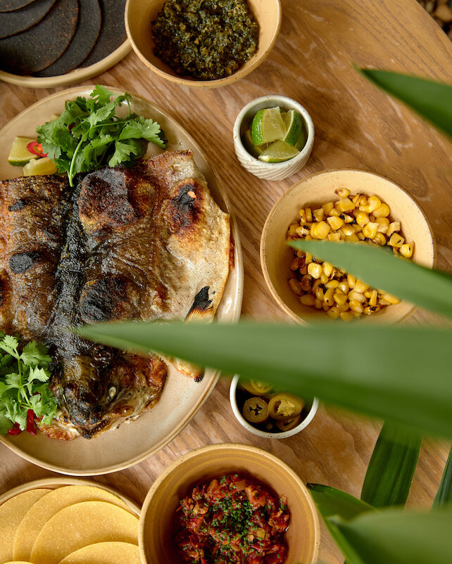 ресторан «tacobar», Форель BBQ — настоящее мексиканское застолье