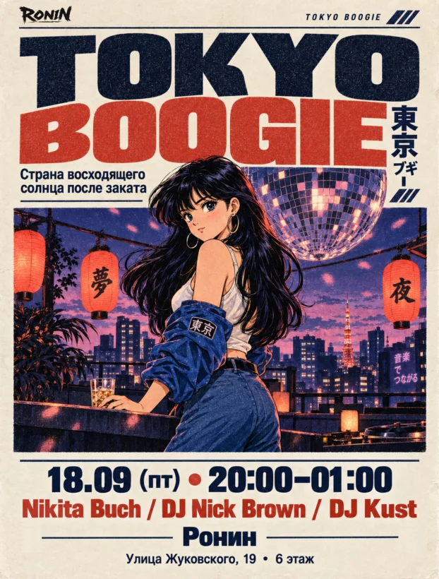 Вечеринка Tokyo Boogie