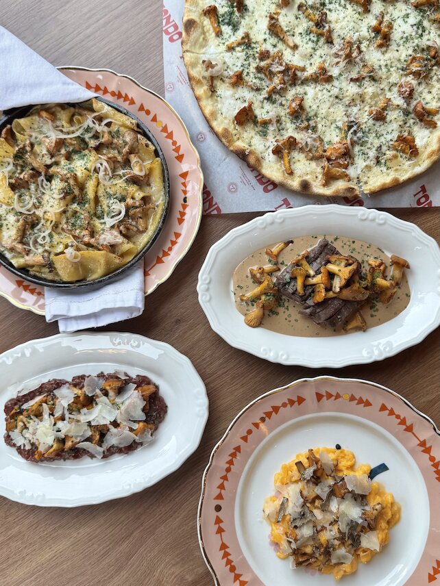 ресторан «Tondo Italian Restaurant & Bar», Сезон лисичек