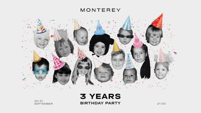 бар «Monterey», 20-21 September. 3 Years Monterey