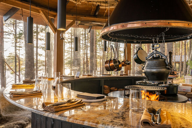 ресторан «Hvoy», Special Menu в панорамной беседке Chef's Table