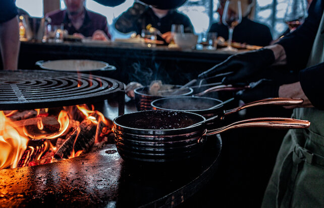 ресторан «Hvoy», Special Menu в панорамной беседке Chef's Table