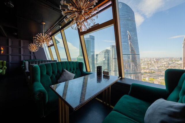 кальянная «Vysota 57 Lounge Restaurant», Лаунж бар Высота 57 в Москва Сити