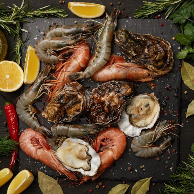ресторан «Вкусновица», Эногастрономический ужин «Морепродукты и вино»