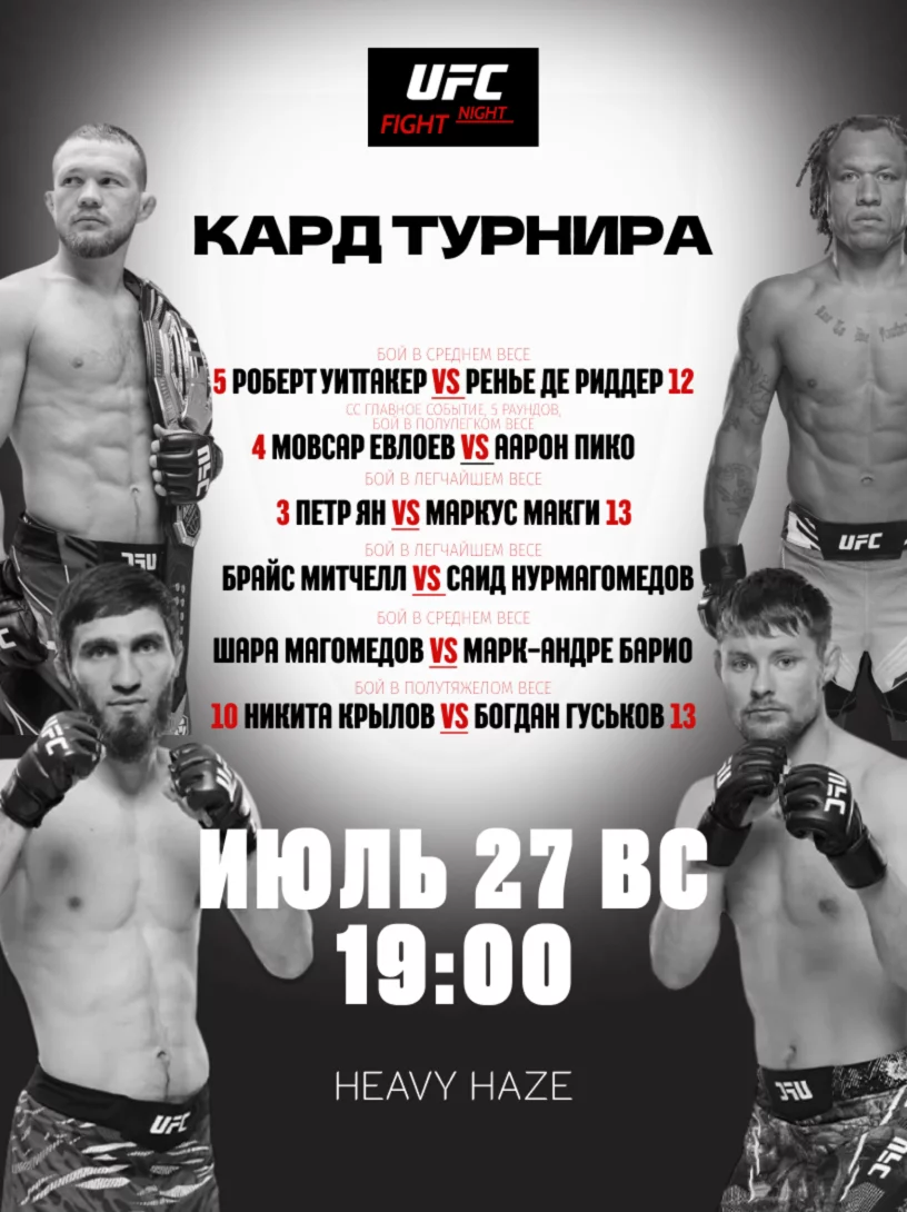 UFC в Heavy Haze!