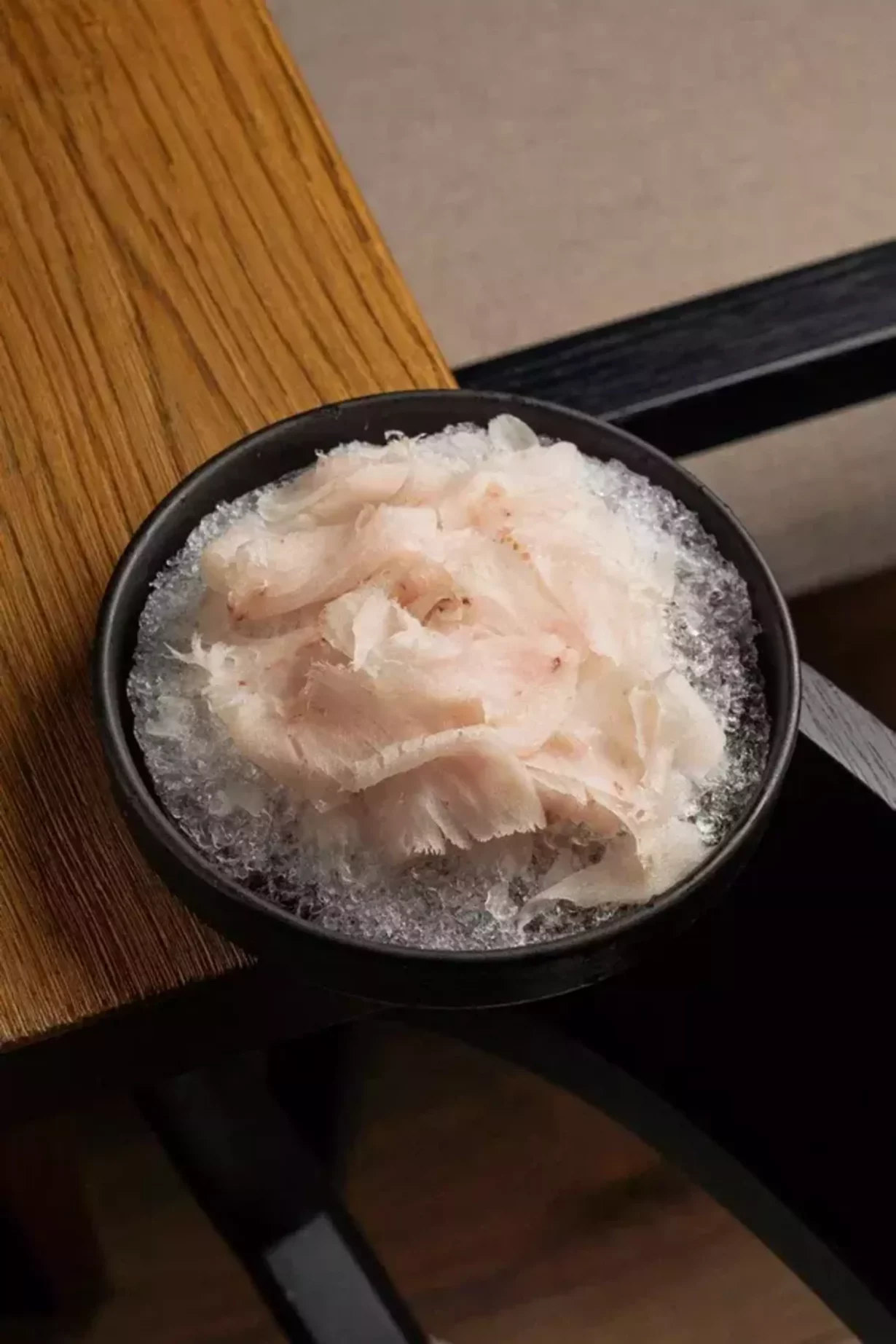 Строганина из муксуна в ресторан Колокольная горка