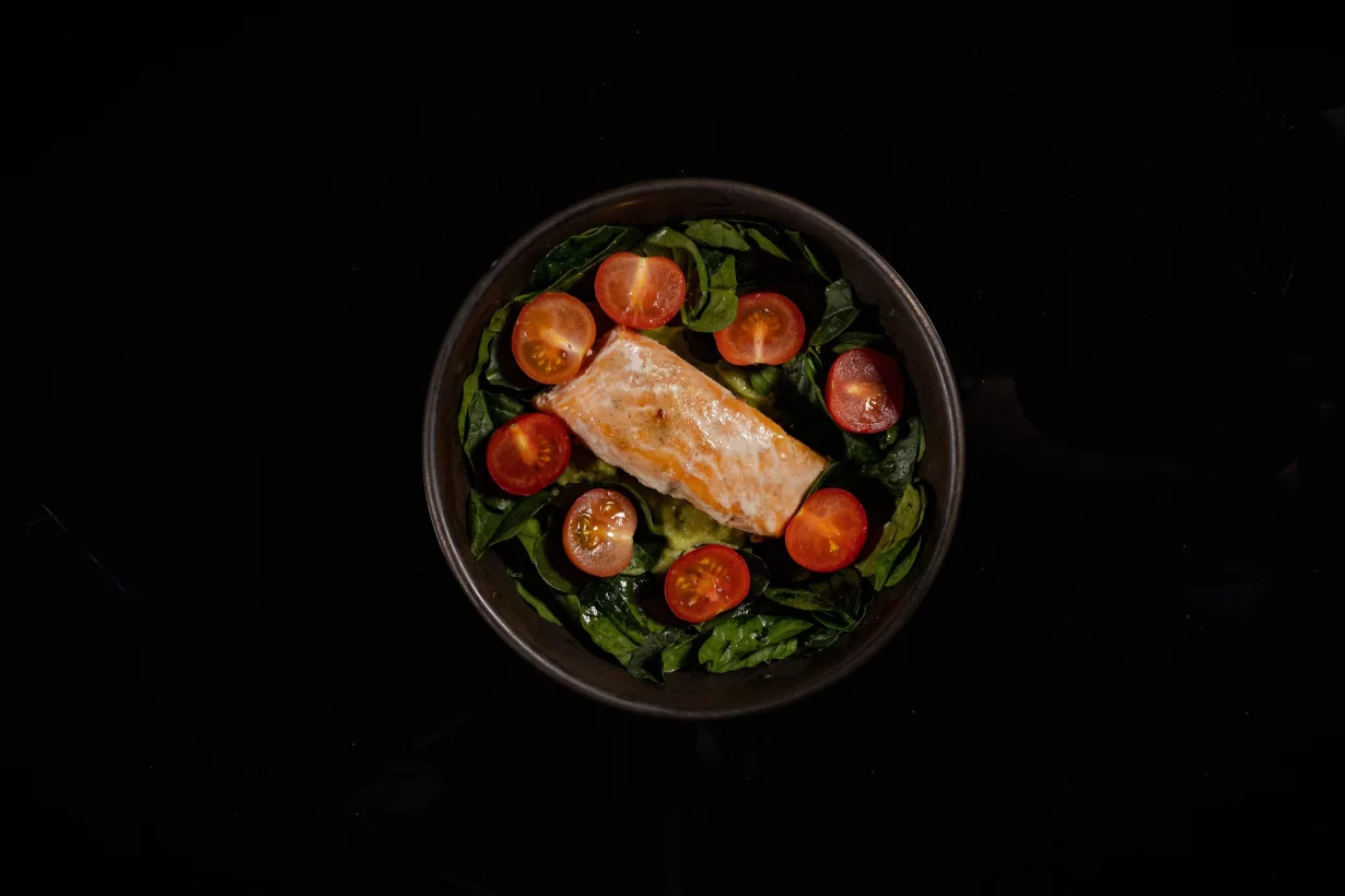 Стейк из лосося I Salmon steak в кальянная Dukh Лубянка