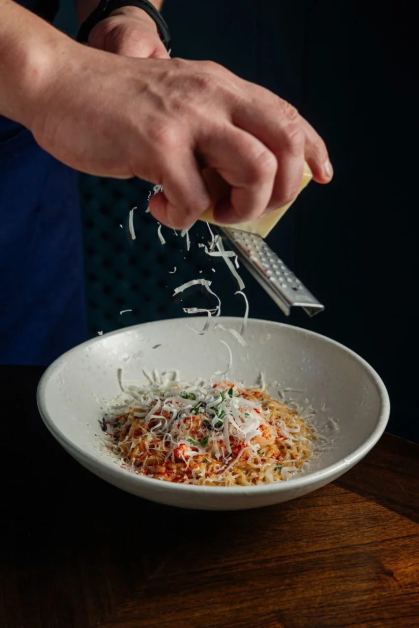 Орзо с креветками в ресторан Smokey Bones