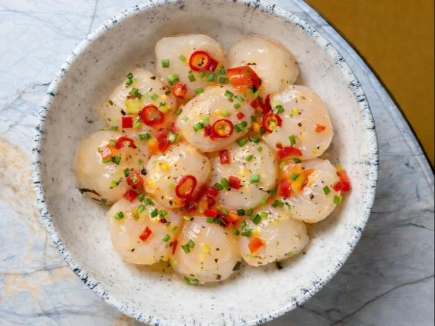 Перуанское севиче из гребешка в ресторан Mollusca