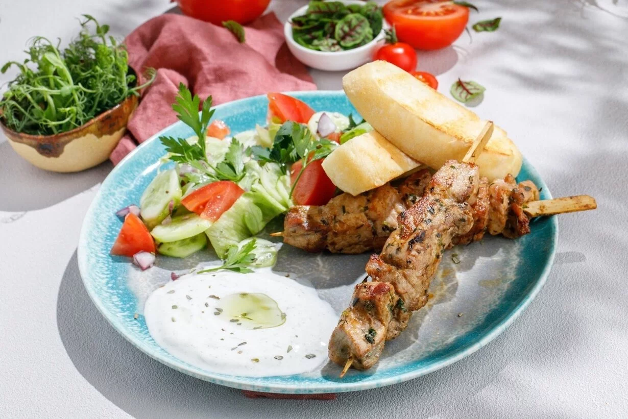 Сувлаки из свинины в ресторан Чайхана Пахвала & Вкусновица