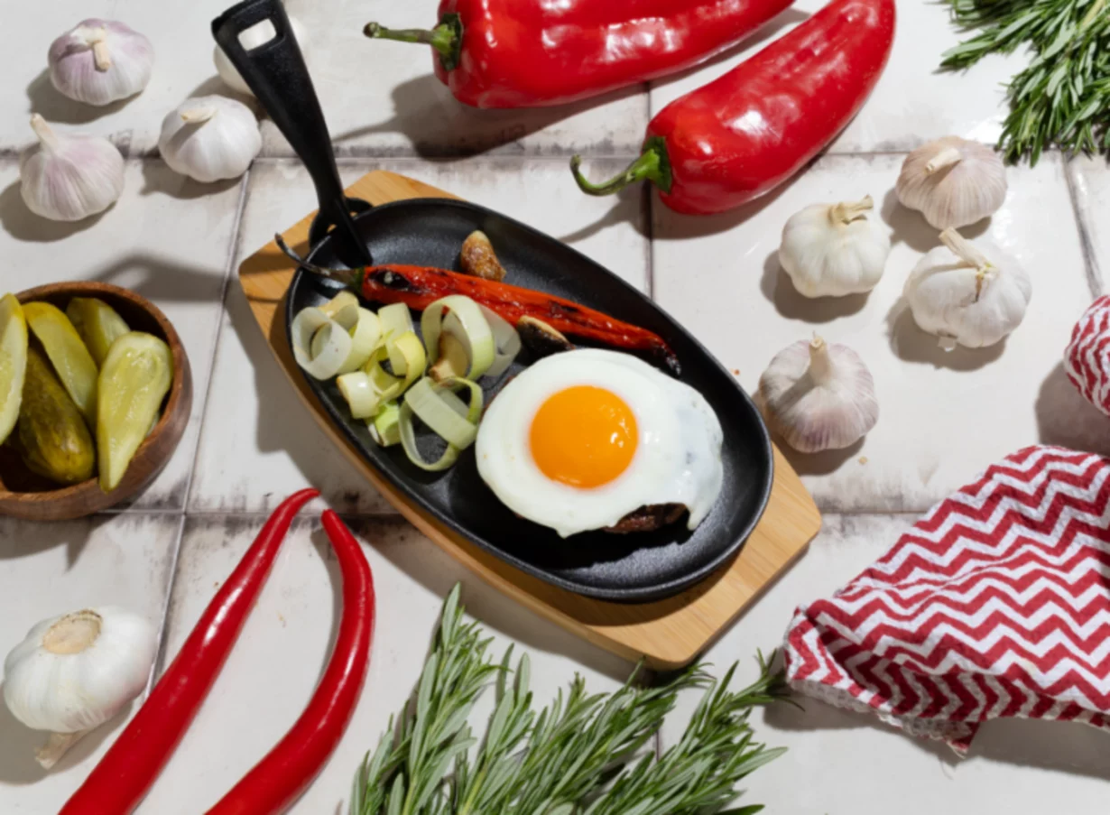 Бифштекс из пиканьи в ресторан Lars Vegans