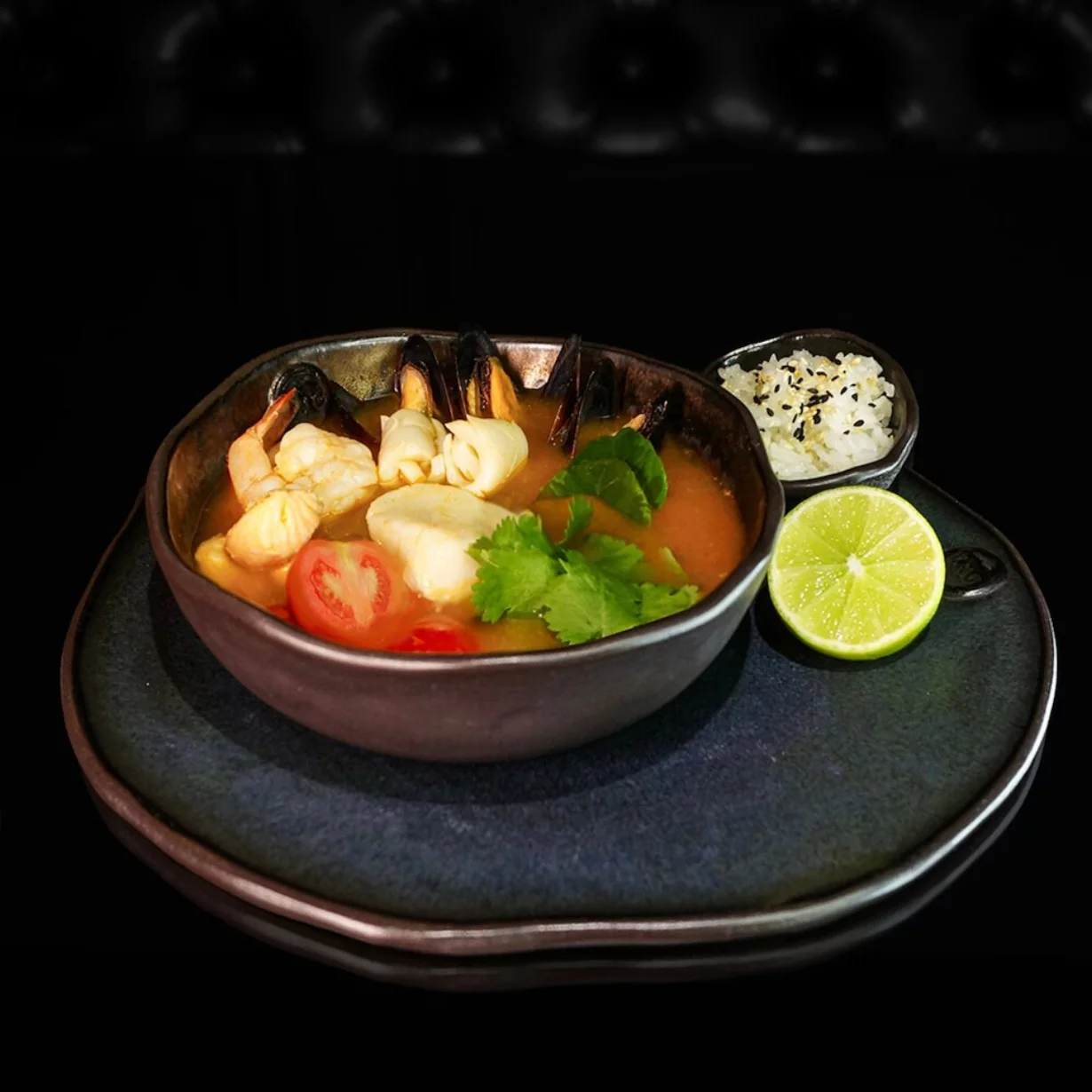 Том Ям Кунг 🌶 в лаунж Tangiers Lounge Pokrovka