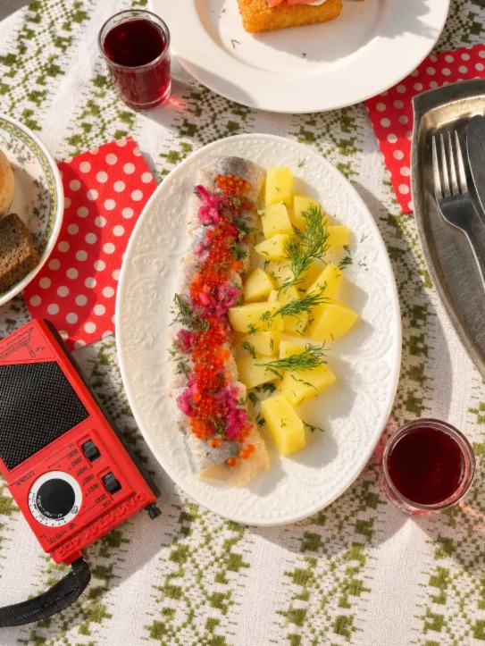 Селедка с картошечкой в караоке-клуб Шотский
