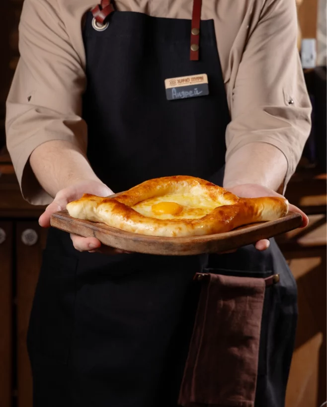 Интерьер/Экстерьер/Банкетная зона/Бар/Стол для двоих/Вход/Главный зал/Lounge зона ресторан Хачо и Пури фото