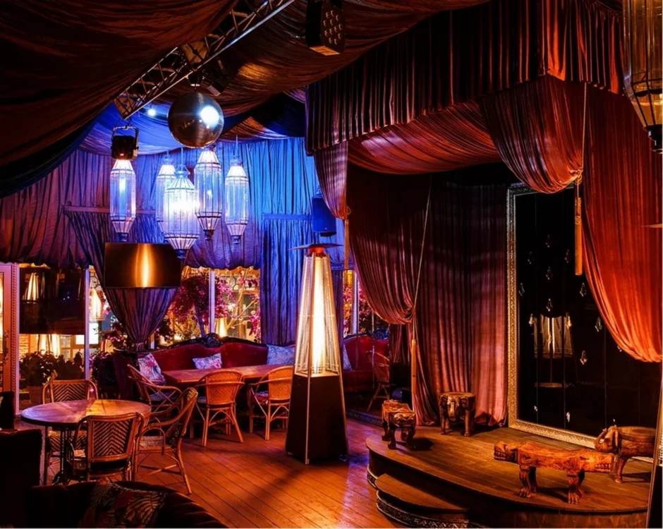 Интерьер/Экстерьер/Банкетная зона/Бар/Стол для двоих/Вход/Главный зал/Lounge зона ресторанный комплекс Soho Rooms фото