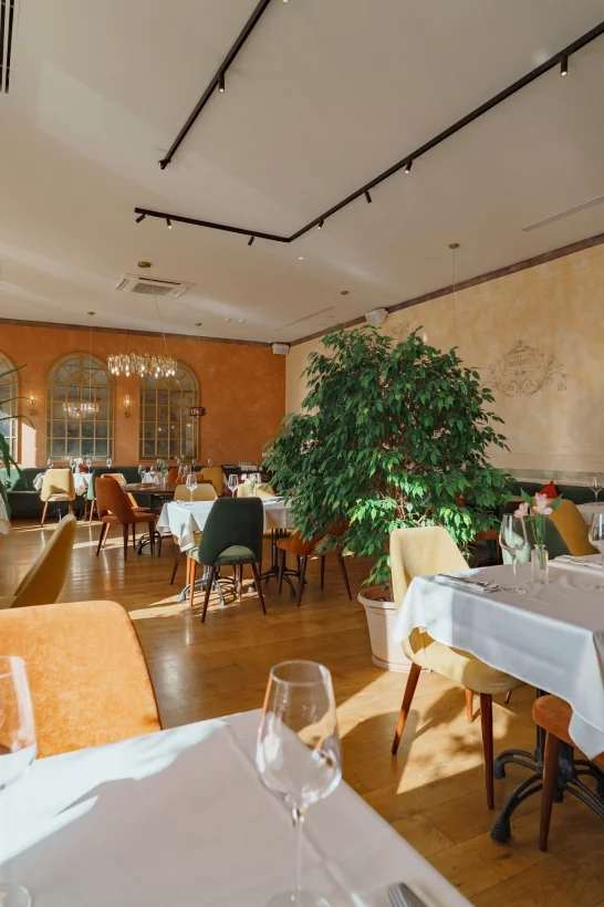 Интерьер/Экстерьер/Банкетная зона/Бар/Стол для двоих/Вход/Главный зал/Lounge зона ресторан Sapori di Italia фото