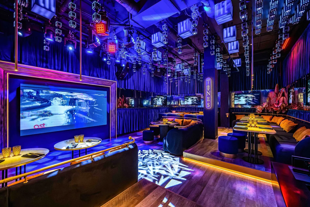 Интерьер/Экстерьер/Банкетная зона/Бар/Стол для двоих/Вход/Главный зал/Lounge зона караоке-клуб Tunes фото