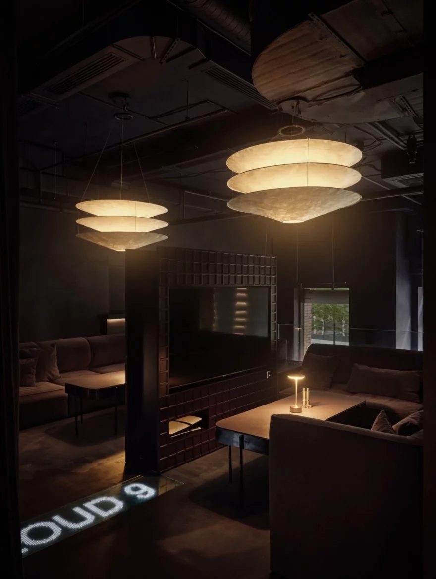 Интерьер/Экстерьер/Банкетная зона/Бар/Стол для двоих/Вход/Главный зал/Lounge зона лаунж Shibainu Cloud 9 фото