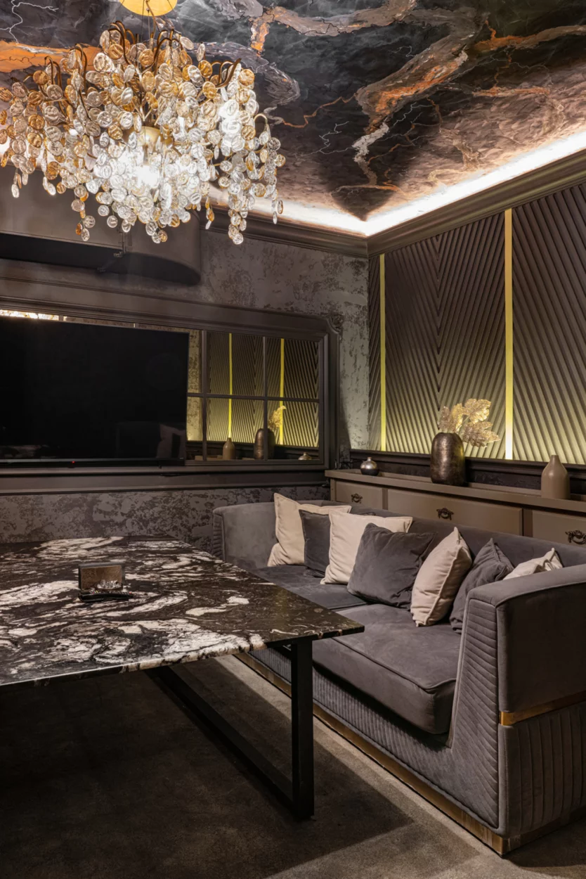 Интерьер/Экстерьер/Банкетная зона/Бар/Стол для двоих/Вход/Главный зал/Lounge зона ресторан Дымзавод Хамовники фото