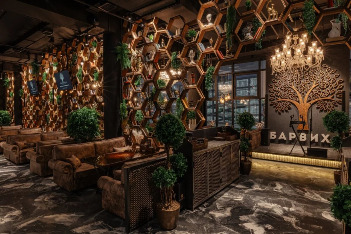 Интерьер/Экстерьер/Банкетная зона/Бар/Стол для двоих/Вход/Главный зал/Lounge зона лаунж Барвиха Lounge Марьино фото