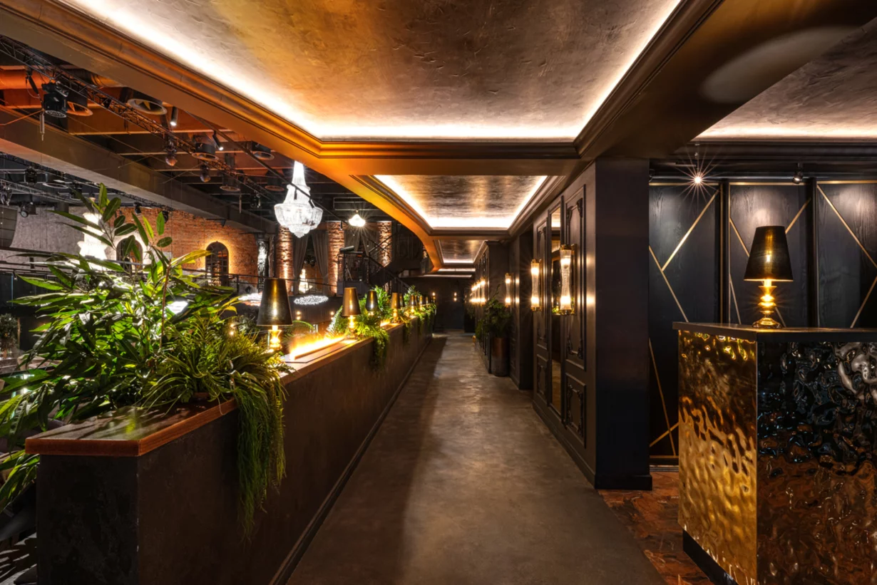 Интерьер/Экстерьер/Банкетная зона/Бар/Стол для двоих/Вход/Главный зал/Lounge зона ресторан Дымзавод Хамовники фото