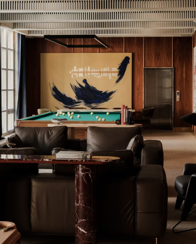 Интерьер/Экстерьер/Банкетная зона/Бар/Стол для двоих/Вход/Главный зал/Lounge зона ресторанный комплекс Дом русского бильярда и ресторация «Москва» фото