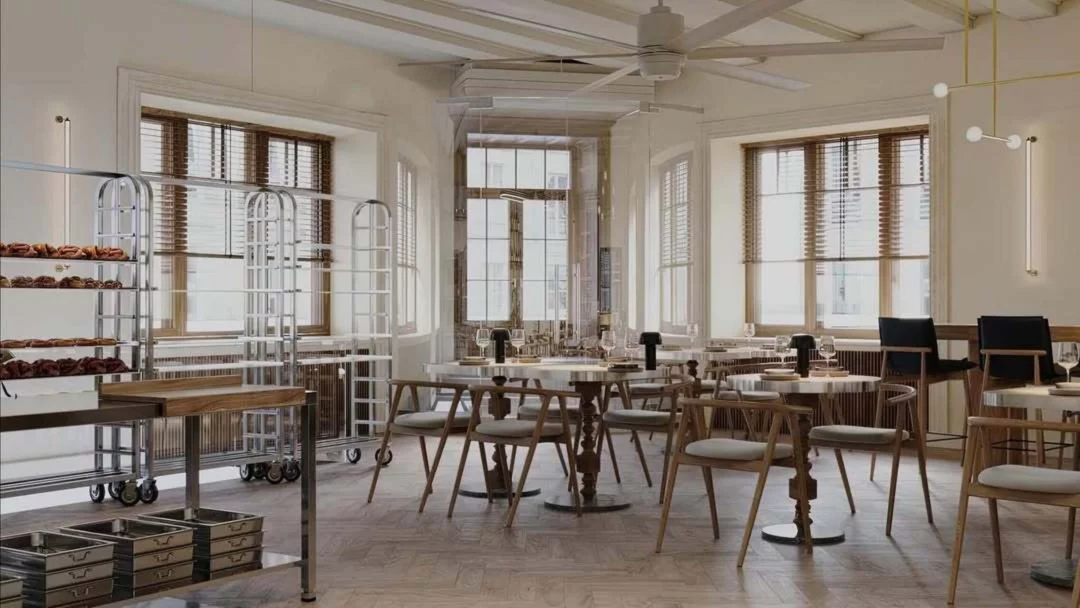 Интерьер/Экстерьер/Банкетная зона/Бар/Стол для двоих/Вход/Главный зал/Lounge зона ресторан Cazaban Bistro фото