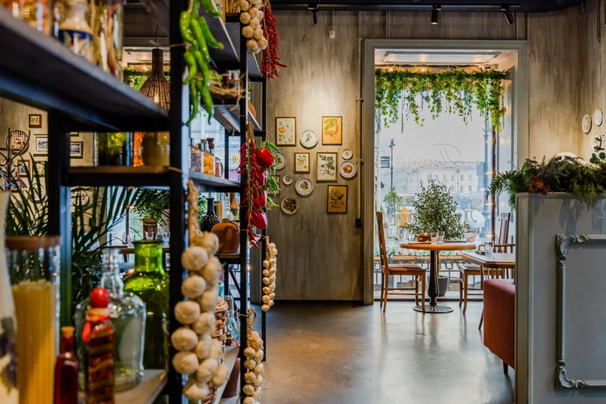 Интерьер/Экстерьер/Банкетная зона/Бар/Стол для двоих/Вход/Главный зал/Lounge зона ресторан Linguini фото