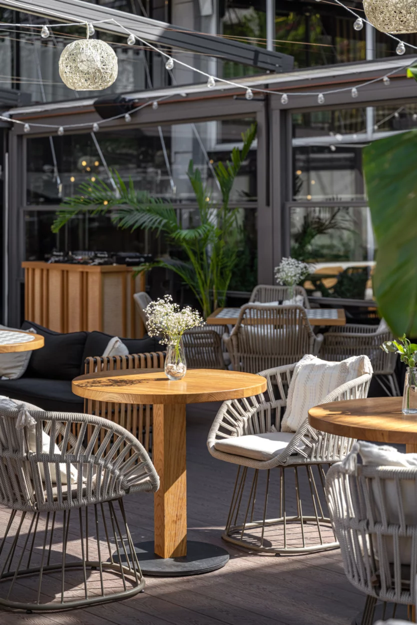 Интерьер/Экстерьер/Банкетная зона/Бар/Стол для двоих/Вход/Главный зал/Lounge зона ресторан Дымзавод Хамовники фото